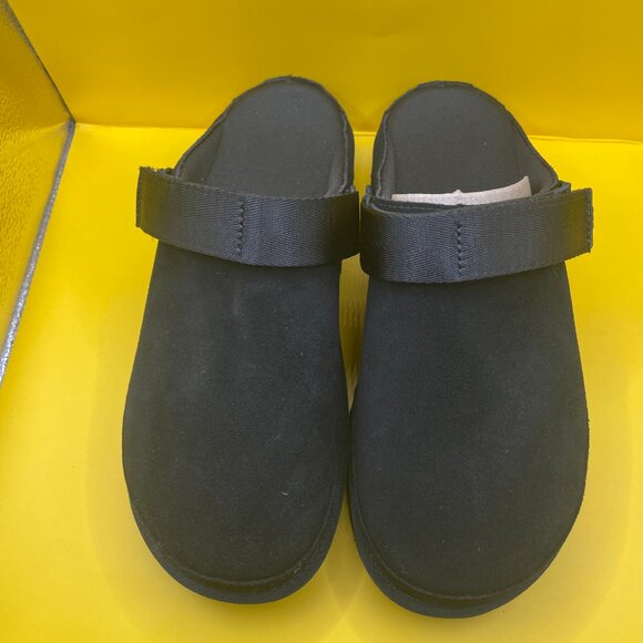 UGGS WOMEN GOLDENSTAR SUEDE CLOGS (9.5) - Picture 3 of 13